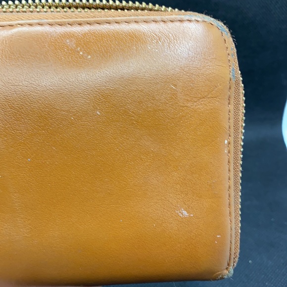 Tory burch cognac brown zip wallet - Picture 9 of 11